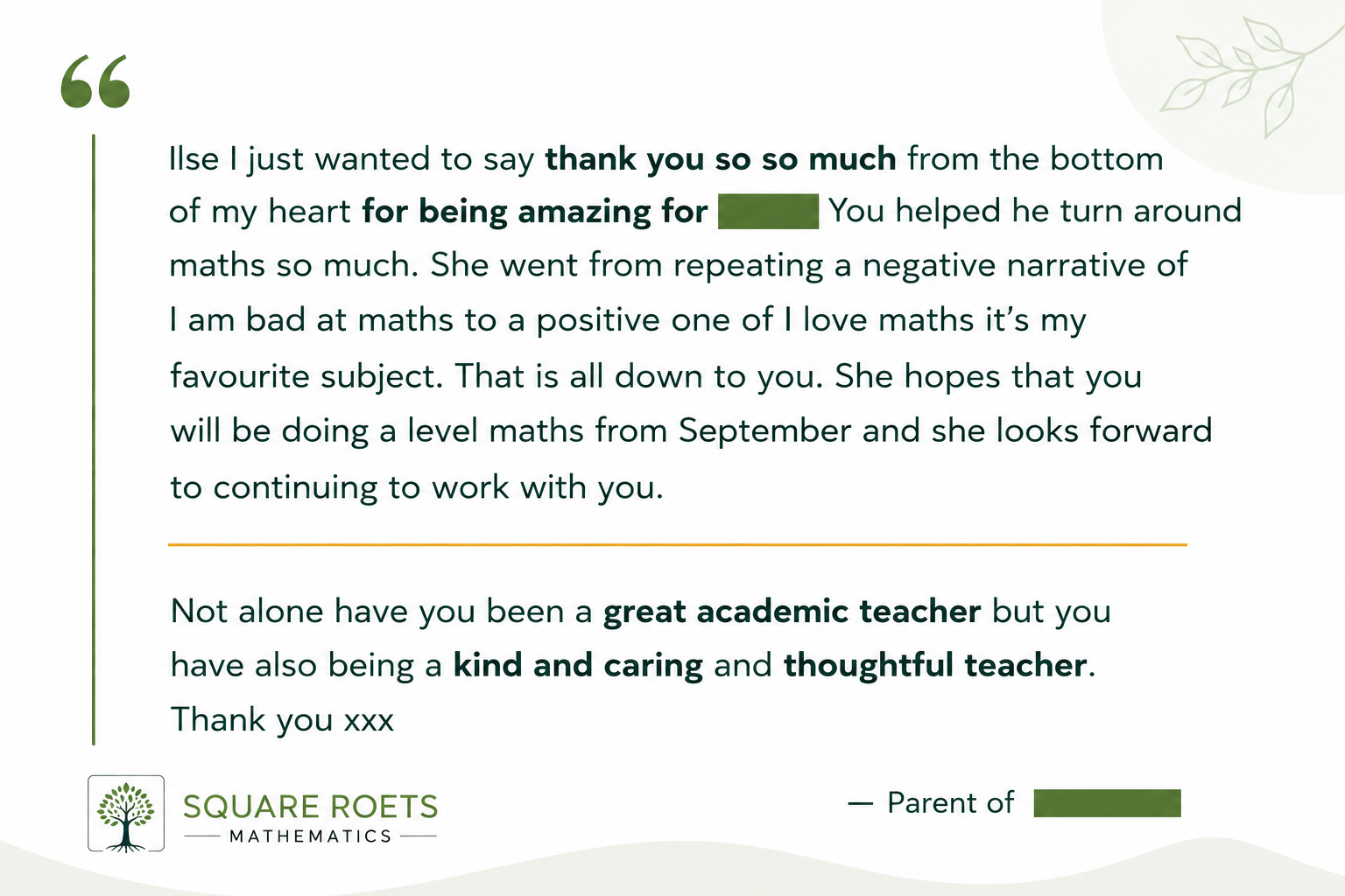 Why I love doing what I do.
